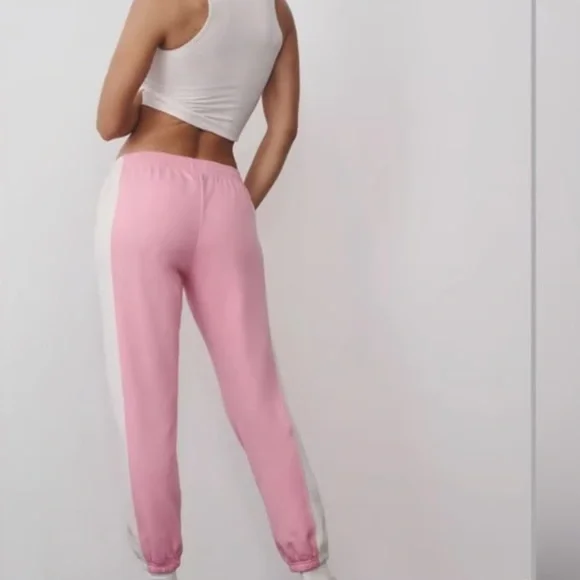 New Gola Midfield Pink and White Joggers - Picture 3 of 4